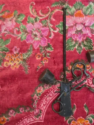 Lotto di 5 antiche bilance romane