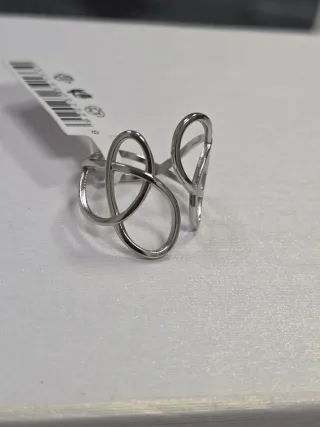 Anello design moderno argento