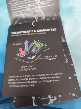 Chaqueta de invierno esquí unisex