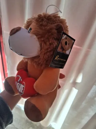 Peluche Leone con Cuore Love You