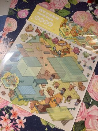 Set adesivi decorativi scena (造景贴纸)