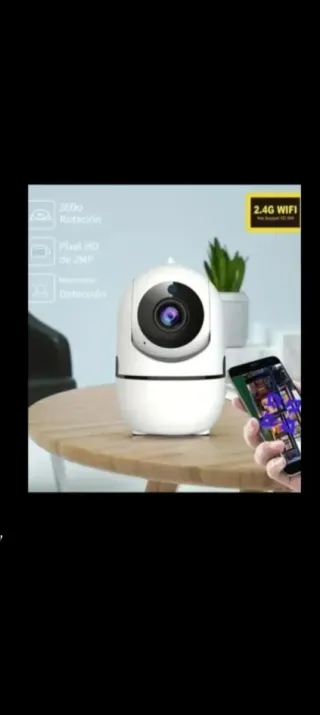 3 Cámaras Seguridad WiFi 2MP