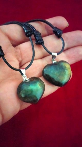 Colgante Corazón Labradorita