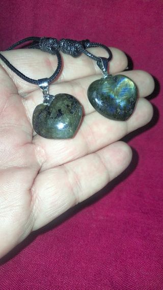 Colgante Corazón Labradorita