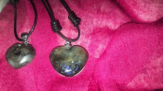 Colgante Corazón Labradorita