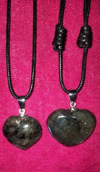 Colgante Corazón Labradorita