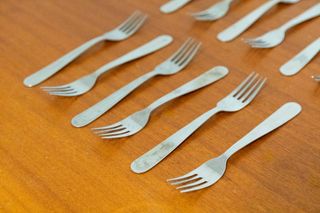 12 Tenedores Pequeños 4 Puntas