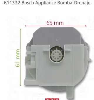 Bomba desague lavavajillas Balay Bosch 00165261