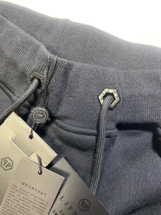 Tuta Philipp Plein M ricamo nero