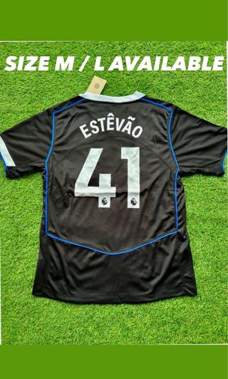 Camisola Futebol Estêvão 41 Tamanho M e L