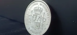 Moneda 5 Pesetas 1871