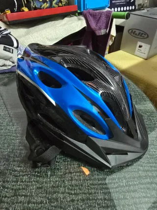 Casco Bell Bicicleta Azul/Negro