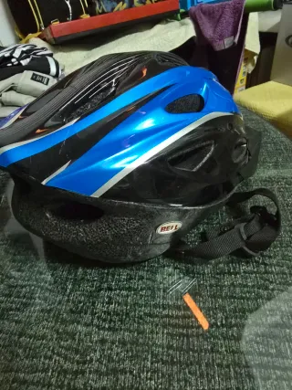 Casco Bell Bicicleta Azul/Negro