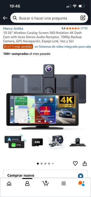 Pantalla Coche 10.26