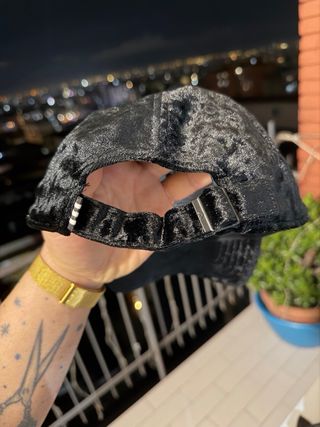 Cappello Adidas velluto nero