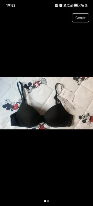 Sujetador Calvin Klein Negro