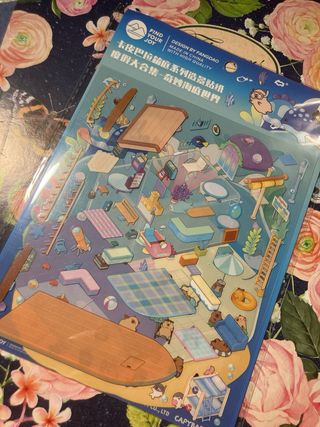 Set adesivi Scena Capybara