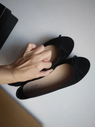 Bailarinas Alley Heels Piel Negras