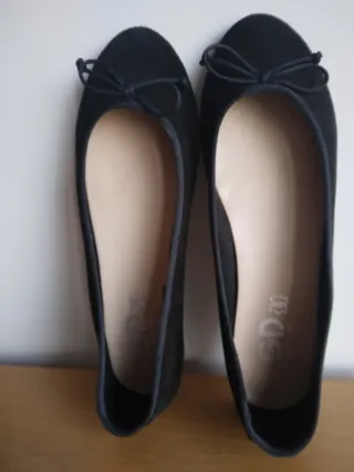 Bailarinas Alley Heels Piel Negras