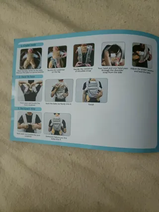 Mochila Portabebés Ergonómica Gris