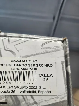 Zapato de Seguridad KARPPA Guepardo S1P