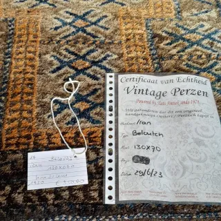 Tappeto Vintage Perzen Beloutch Iran 130x70