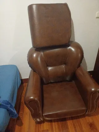 Sillón de cuero