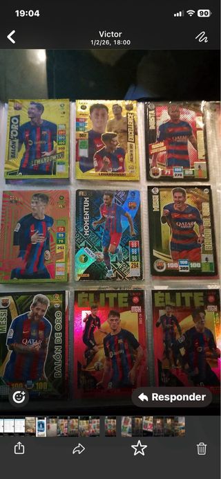 Cromos Fútbol 2015-2024 precio megociable