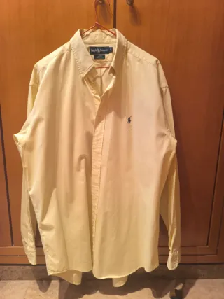 Camicia Ralph Lauren Gialla Taglia XXL