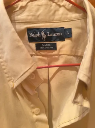 Camicia Ralph Lauren Gialla Taglia XXL