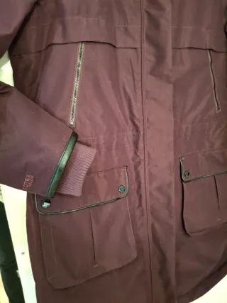 Parka impermeable mujer talla xl