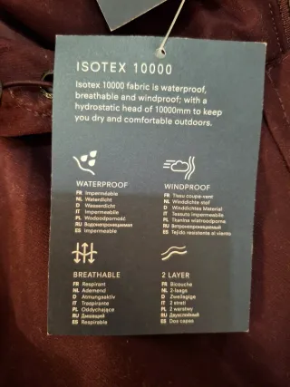 Parka impermeable mujer talla xl