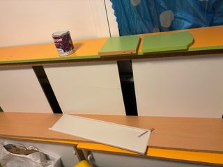 Cama nido desmontada con colchones