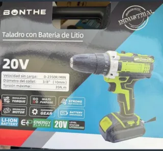 Taladro Bonthe 20V Batería Litio