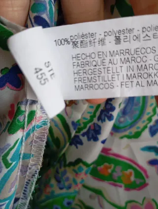 Camisa Zara Estampada Multicolor