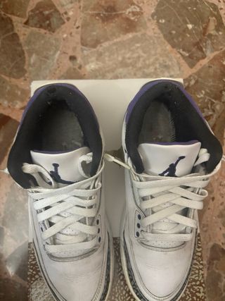 Jordan 3 Dark Iris Viola Bianco