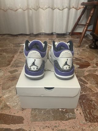 Jordan 3 Dark Iris Viola Bianco