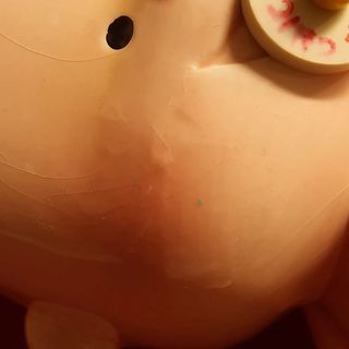 Salvadanaio Bimbo Vintage Ceramica Chicco