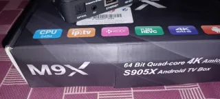 Android TV Box M9X S905X 4K UHD..convierte su tv