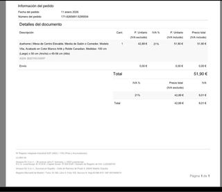 Mesa de centro elevable madera
