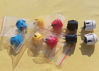 10 Pulsadores Botones Máquina Arcade