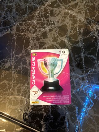 Tarjeta Adrenalyn XL Panini 20.000 Toques