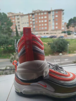 Nike Air Max 97 Gris y Naranja
