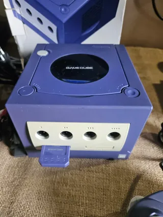Nintendo GameCube Roxo Completo
