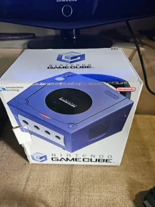 Nintendo GameCube Roxo Completo