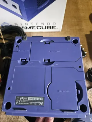 Nintendo GameCube Roxo Completo