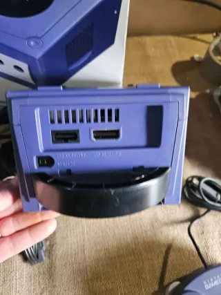 Nintendo GameCube Roxo Completo