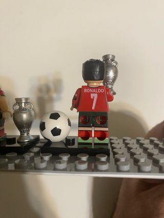 Figuras Lego Futbolistas con Trofeos