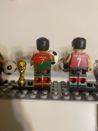 Figuras Lego Futbolistas con Trofeos