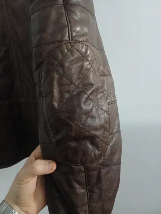 Chaqueta Piel Massimo Dutti Reversible XL